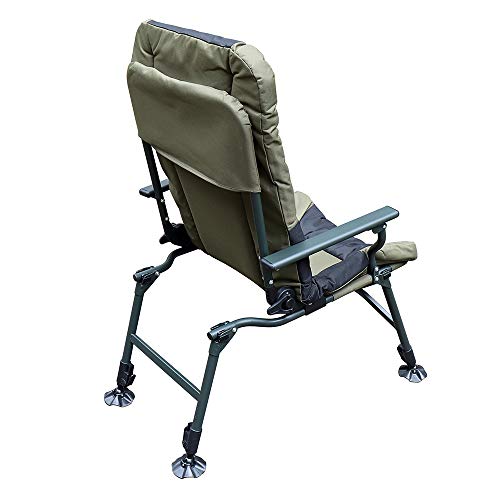 AGEM Campingstuhl 150kg karpfenstuhl mit armlehne Fischerstuhl Outdoor Chair - 8