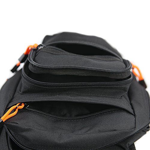 Hetto Angeln Umhängetasche-Sling Rucksack Wasserdicht Polyester 1000D-Schultertasche Multifunktion für Radfahren Wandern Camping Trekking - 6