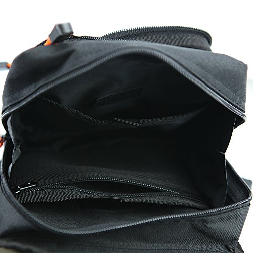 Hetto Angeln Umhängetasche-Sling Rucksack Wasserdicht Polyester 1000D-Schultertasche Multifunktion für Radfahren Wandern Camping Trekking - 7