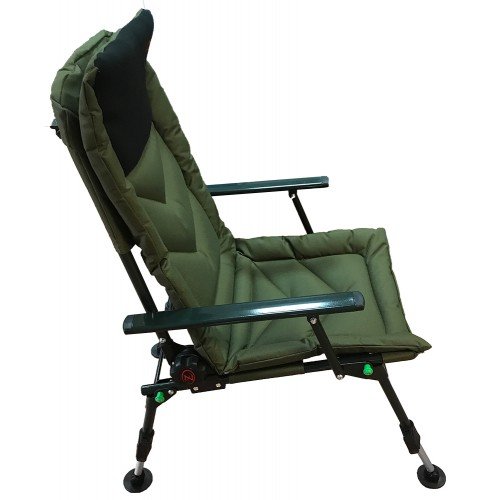Zfish Classic Chair Karpfenstuhl, Grün/Schwarz, XL - 3
