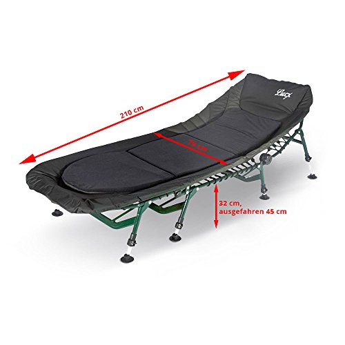 Lucx Bedchair Komfort Karpfenliege / 8 Beine - 7